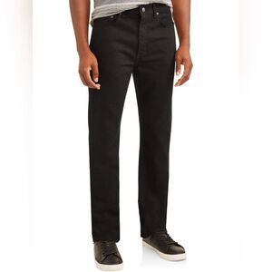 George Men's Black Jeans EUC 38x29
